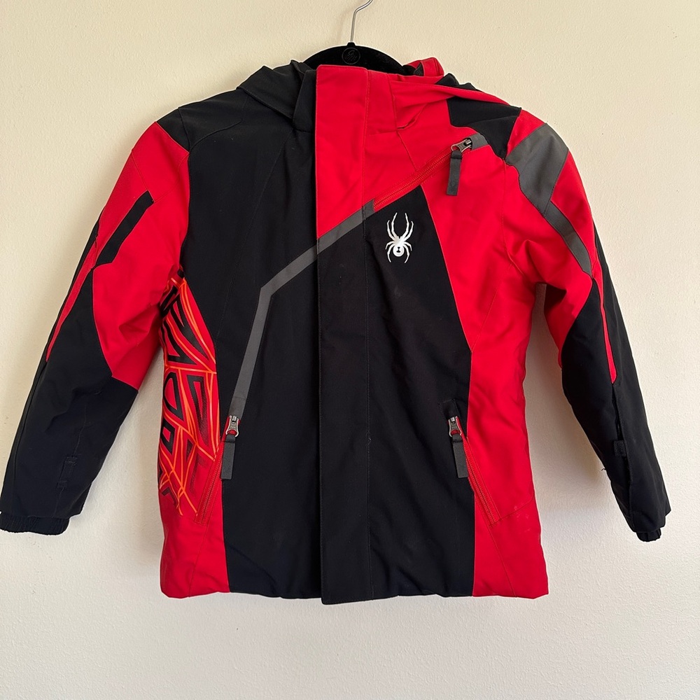 Spyder Kids Red and Black Jacket